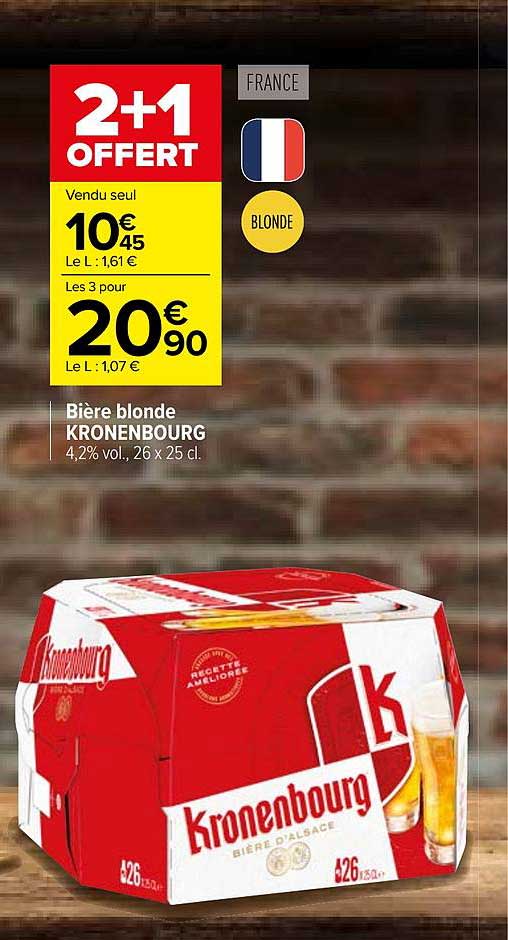 Bière Blonde Kronenbourg