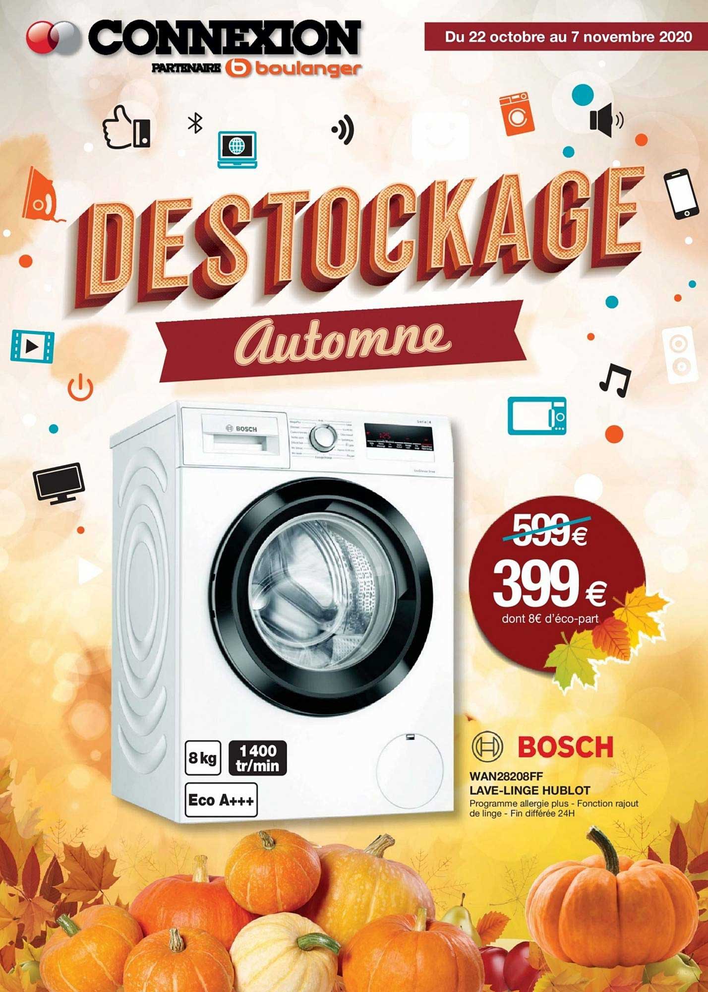 bosch wan28208ff lave linge hublot