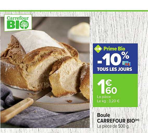 Boule Carrefour Bio