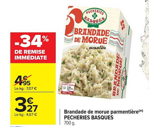 brandade de morue parmentière pecheries basques
