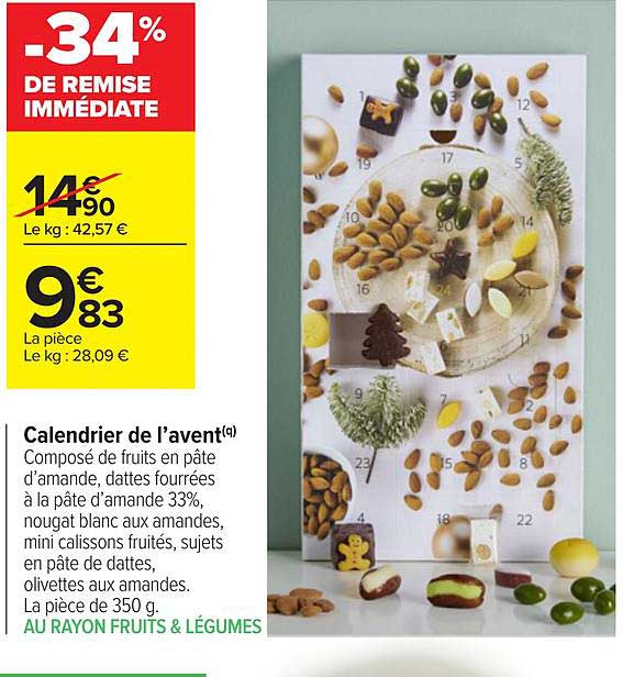 calendrier de l'avent