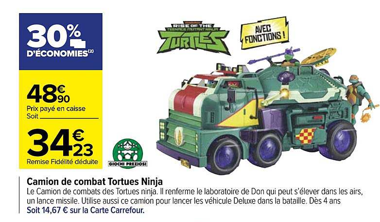 camion de combat tortues ninja