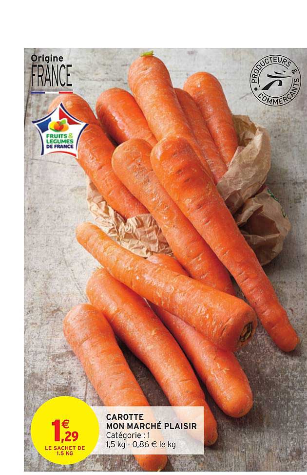 carotte mon marché plaisir