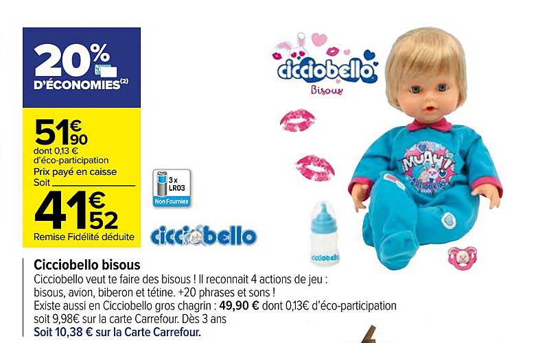 cicciobello bisous