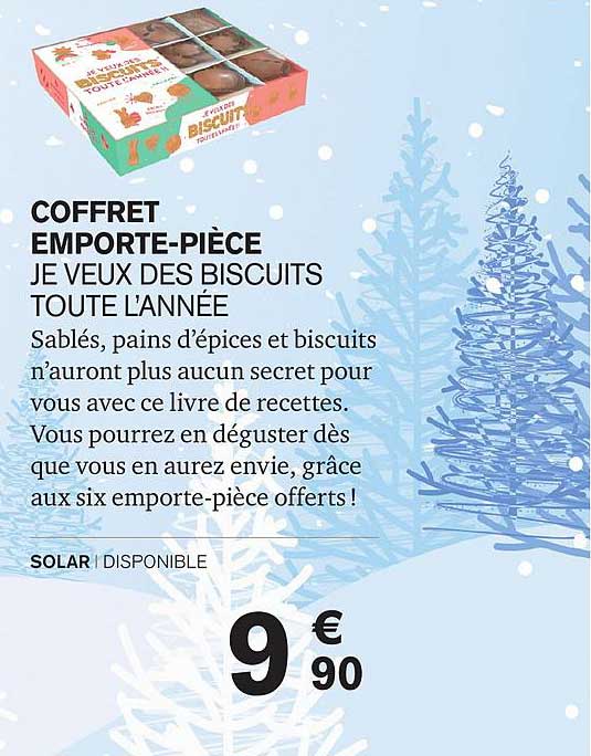 coffret emporte-pièce je veux des biscuits toute l'année