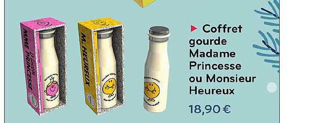 coffret gourde madame princesse ou monsieur heureux