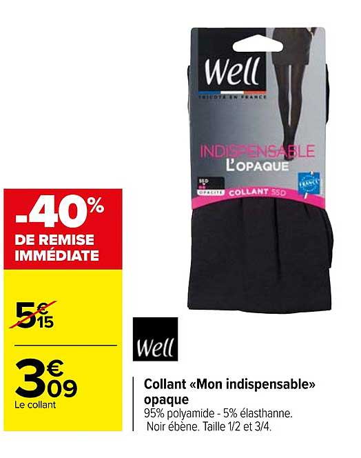collant «mon indispensable» opaque