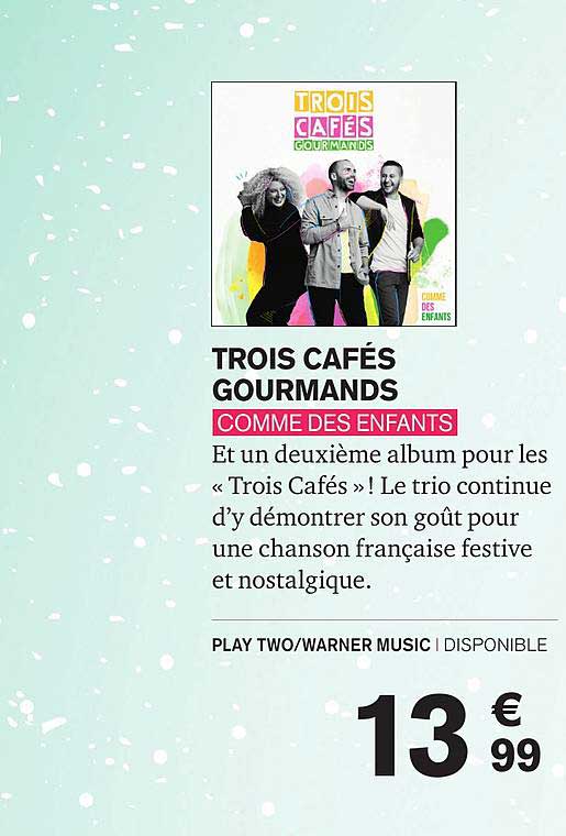 comme des enfants trois cafés gourmands