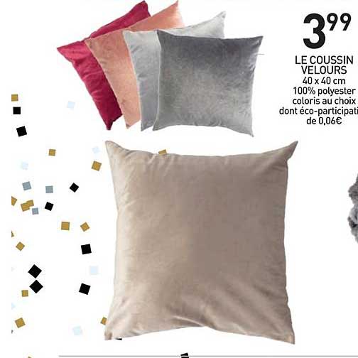 Coussin Velours