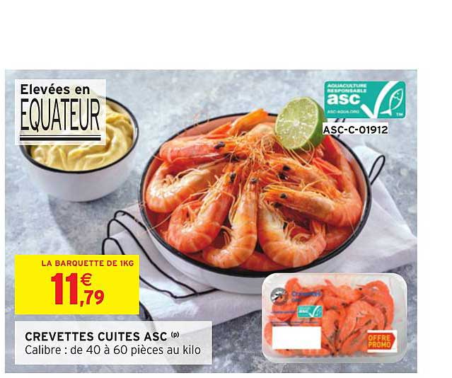 Crevettes Cuites Asc