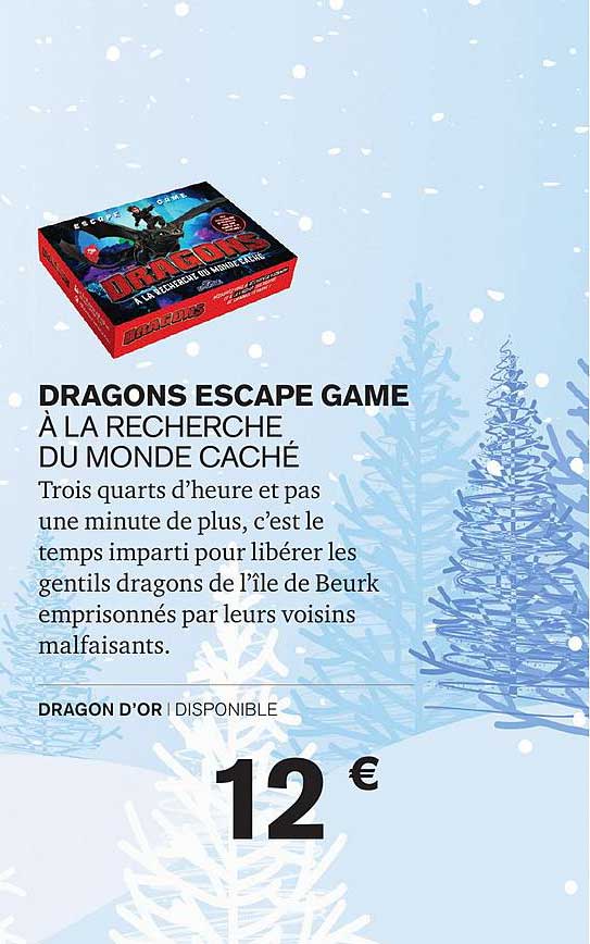 dragons escape game à la recherche du monde caché