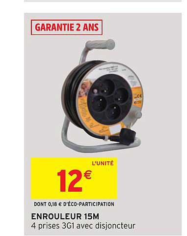 enrouleur 15m