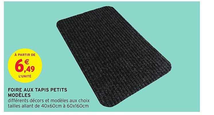 foire aux tapis petits modèles