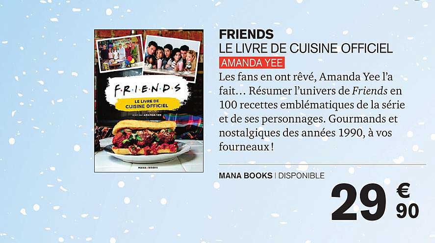 friends le livre de cuisine officiel amanda yee