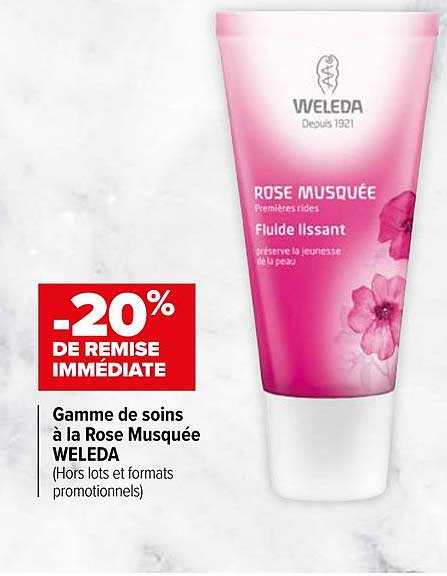 gamme de soins à la rose musquée weleda