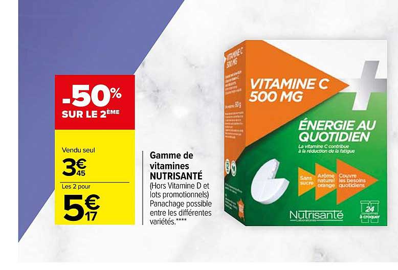 Gamme De Vitamines Nutrisanté
