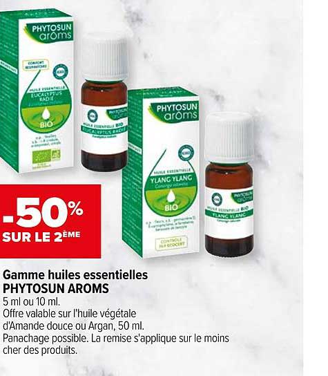 gamme huiles essentielles phytosun aroms