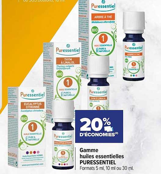 gamme huiles essentielles puressentiel