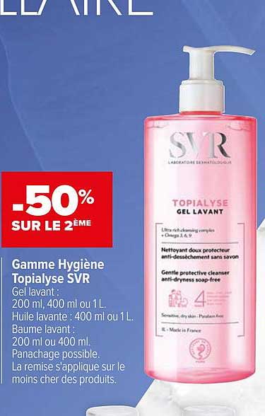 gamme hygiène topialyse svr