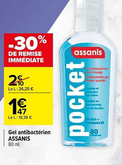Gel Antibactérien Assanis