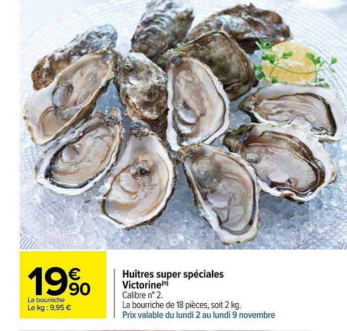huître super spéciales victorine