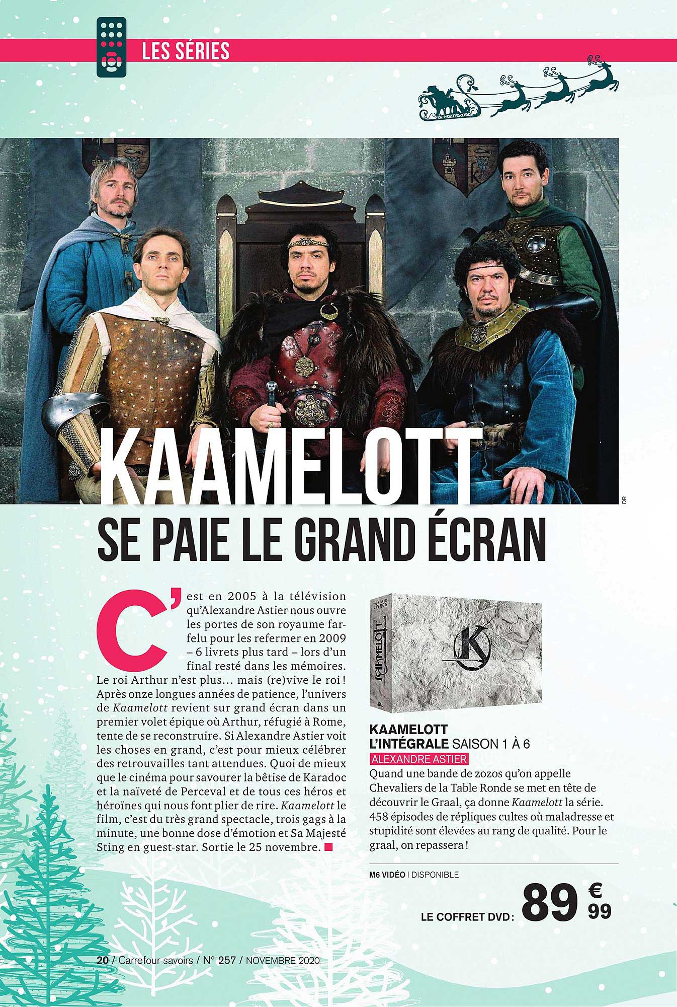 kaamelott l'integrale saison 1 à 5 alexandre astier