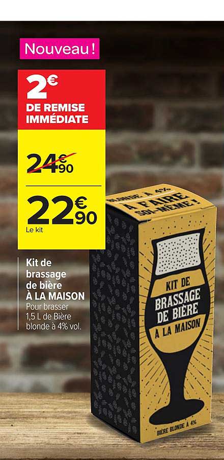 kit de brassage de bière à la maison