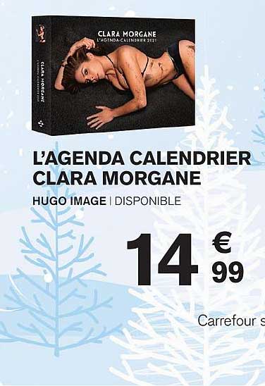 l'agenda calendrier clara morgane hugo image