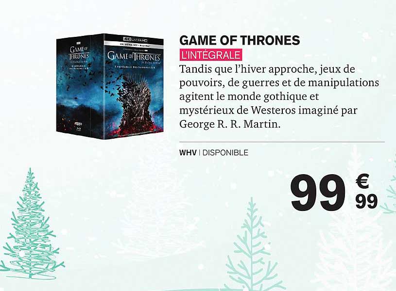 l'intégrale game of thrones