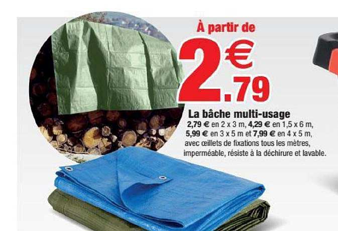 la bâche multi usage