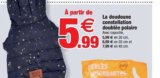 la doudoune constellation doublée polaire