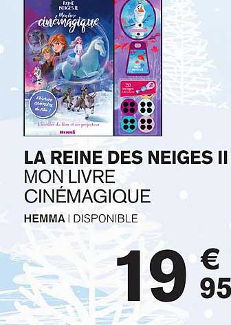 la reine des neiges II mon livre cinémagique hemma