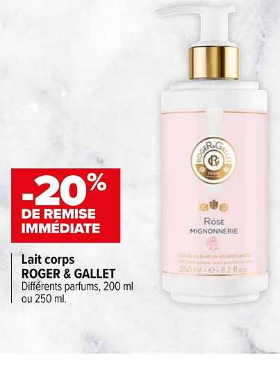 lait corps roger & gallet