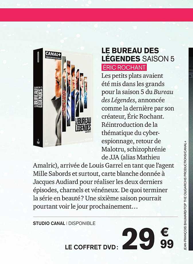 le bureau des légendes saison 5 éric rochant