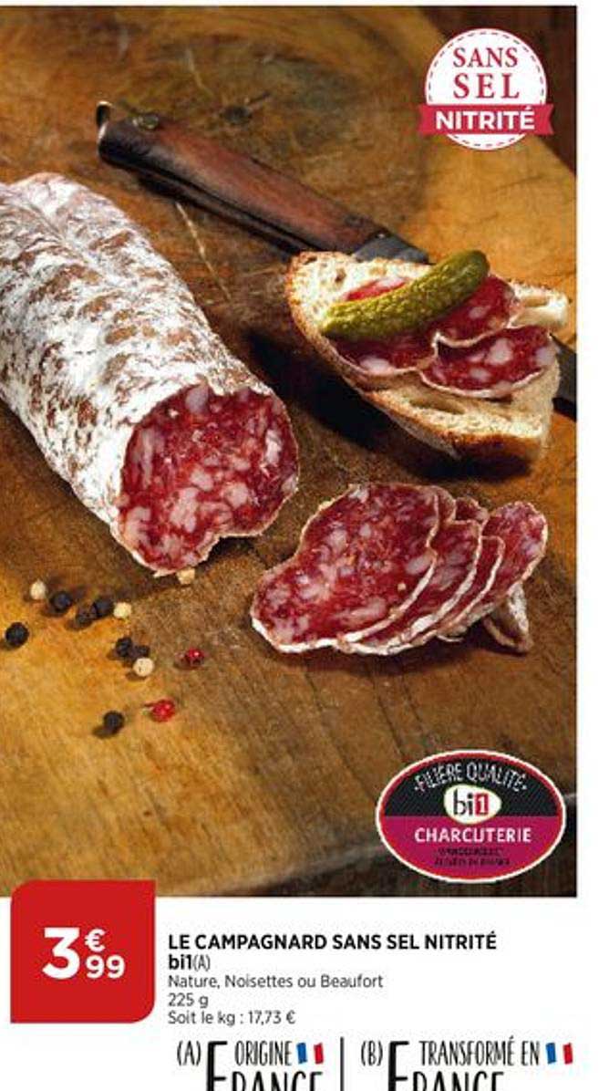 Le Campagnard Sans Sel Nitrité Bi1