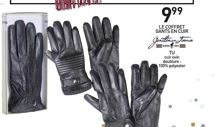 Le Coffret Gants En Cuir Gentleman Farmer