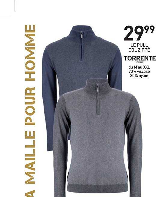 le pull col zippé torrente paris