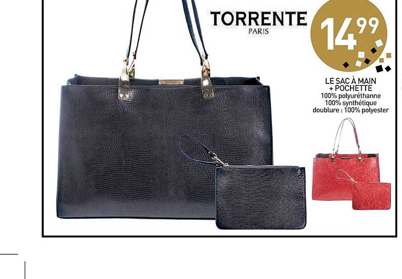 Le Sac à Main + Pochette Torrente Paris