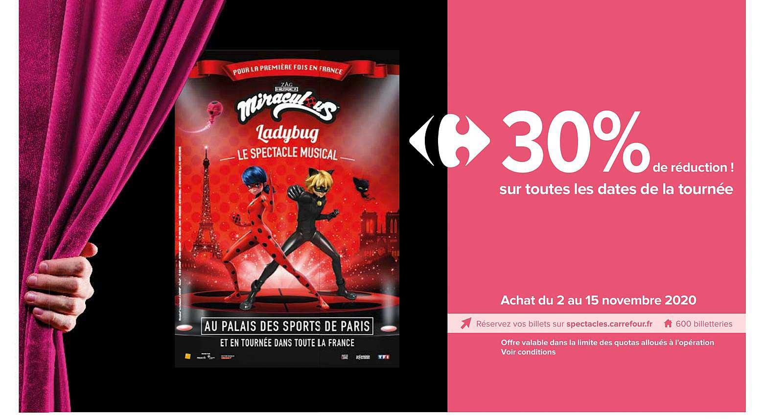 le spectacle musical miracylous ladybug