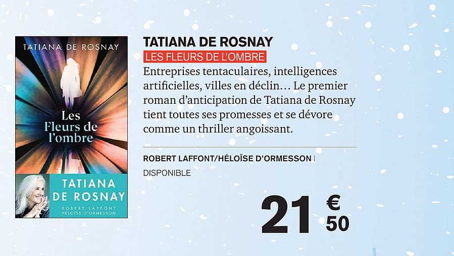 les fleurs de l'ombre tatiana de rosnay