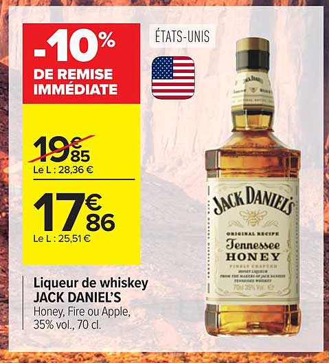 Liqueur De Whiskey Jack Daniel's