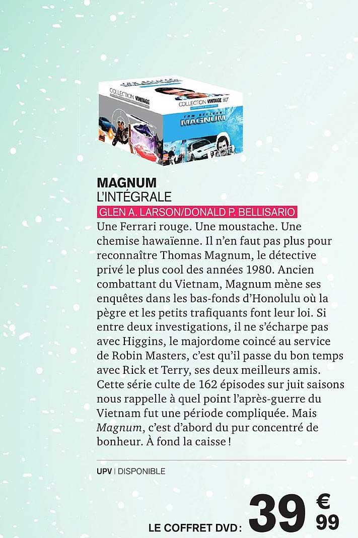 magnum l'intégrale glena à larson-donald p.bellisario