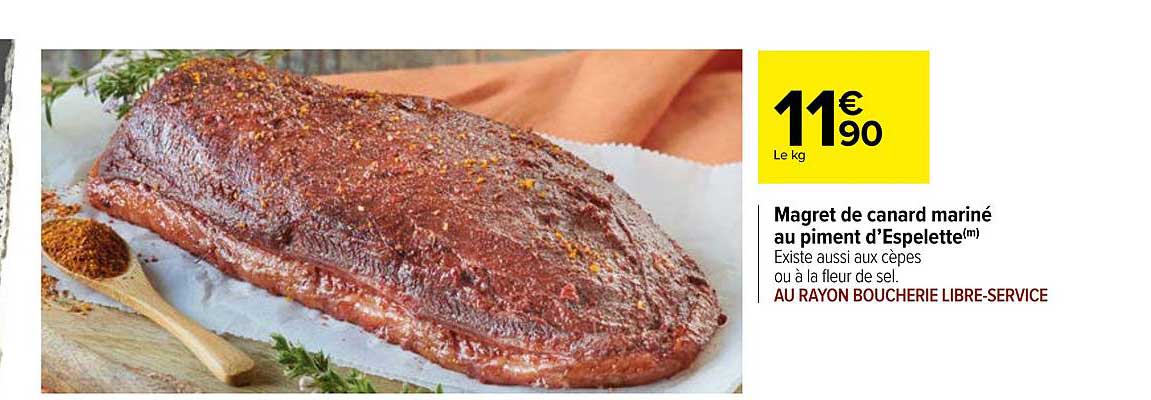 Magret De Canard Mariné Au Piment D'espelette