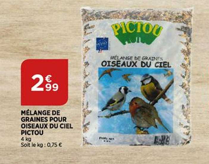 Mélange De Graines Pour Oiseaux Du Ciel Pictou