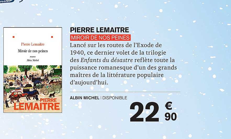 miroir de nos peines pierre lemaître