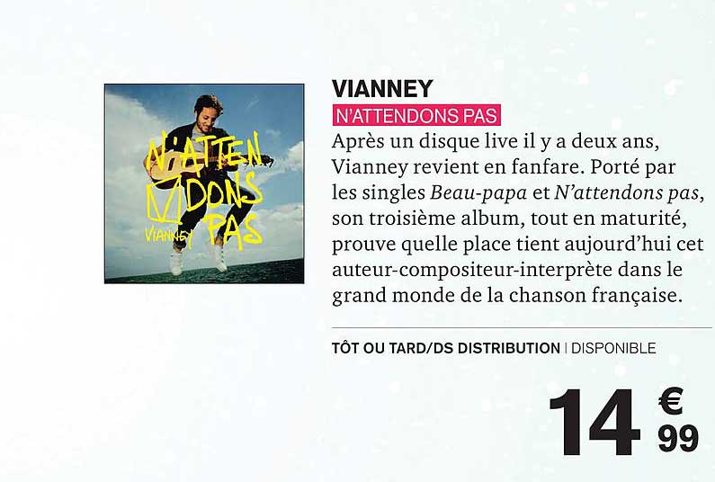 n'attendons pas vianney