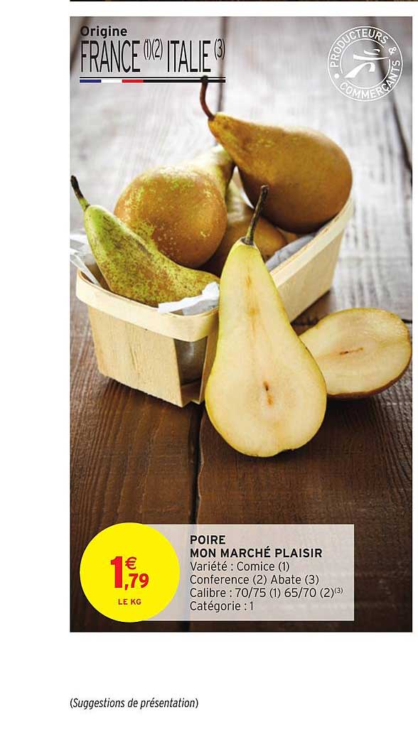 poire mon marché plaisir