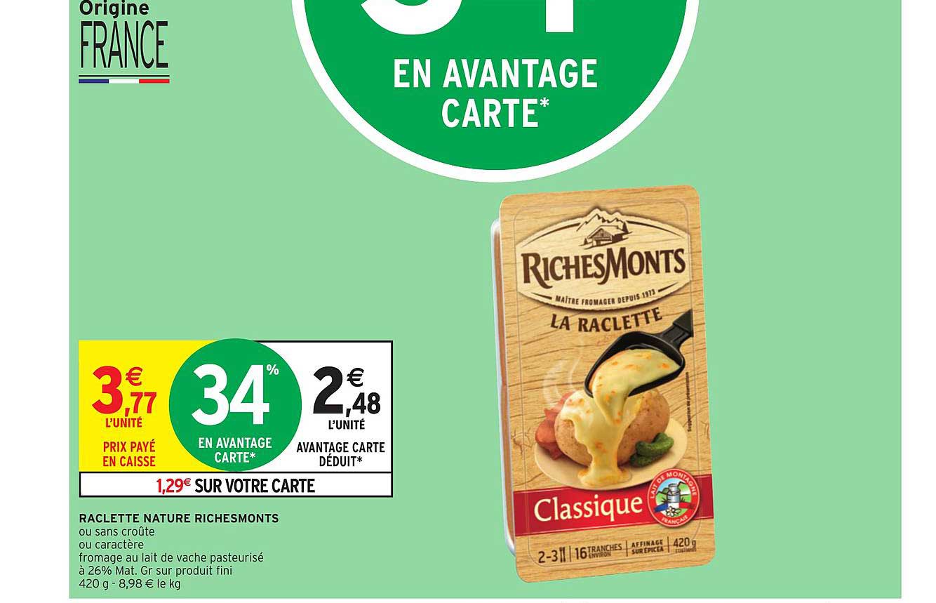 raclette nature richemonts