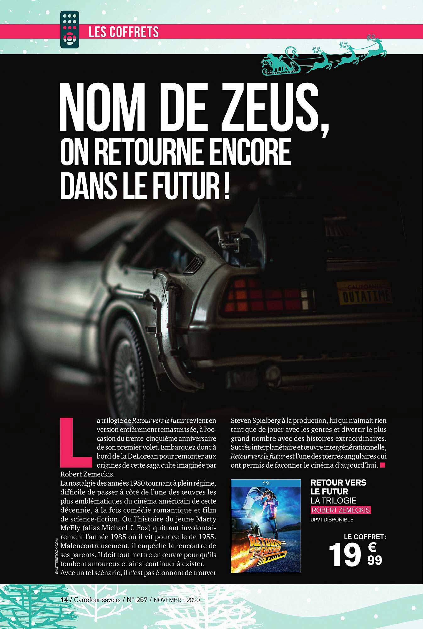 retour vers le futur la trilogie robert zemeckis