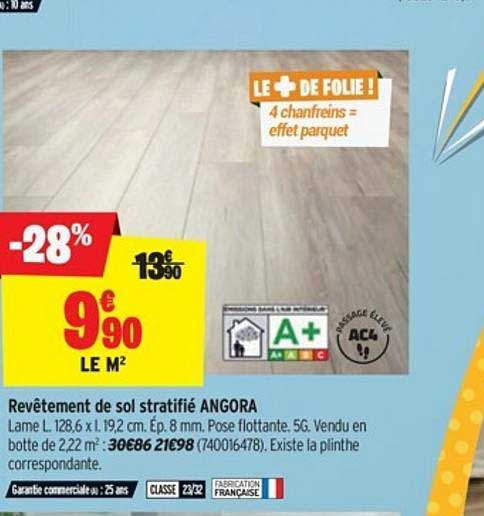 revêtement de sol stratifié angora